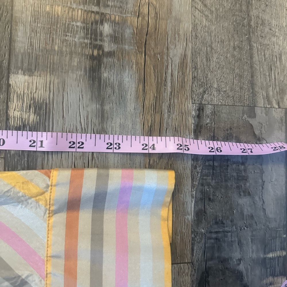Vintage Striped Sigrid Olsen Silk and Cotton Multicolored Button-down Blouse M - Picture 5 of 7